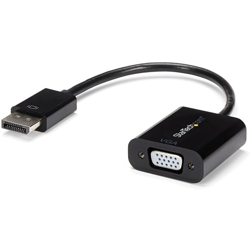StarTech DisplayPort to VGA Adapter, Active DP to VGA Converter, 1080p Video, DP to VGA Adapter Dongle (Digital to Analog), DP 1.2 (DP2VGA3)