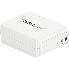 StarTech 1 Port USB Wireless N Network Print Server with 10/100 Mbps Ethernet Port - 802.11 b/g/n (PM1115UW)