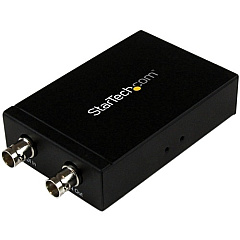 StarTech SDI to HDMI Converter - 3G SDI to HDMI Adapter with SDI Loop Through Output (SDI2HD)
