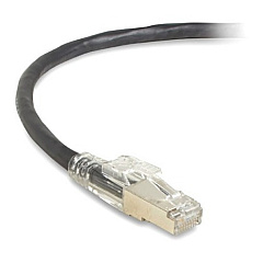 Black Box CAT6A 650-MHz Locking Snagless Patch Cable (C6APC80SBK07) Black Box CAT6A 650-MHz Locking Snagless Patch Cable (C6APC80SBK07)