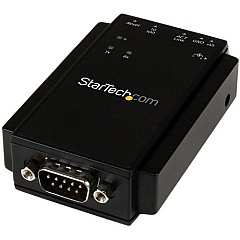 StarTech 1 Port RS-232 Serial to IP Ethernet Device Server - DIN Rail Mountable (NETRS232)