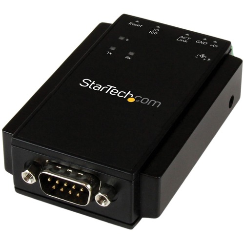 StarTech 1 Port RS-232 Serial to IP Ethernet Device Server - DIN Rail Mountable (NETRS232)