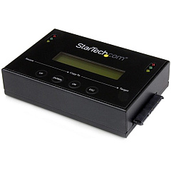 StarTech 1:1 Standalone Hard Drive Duplicator with Disk Image Library Manager for Backup & Restore, HDD/SSD Cloner (SATDUP11IMG)