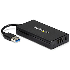 StarTech USB 3.0 to 4K DisplayPort External Multi Monitor Video Graphics Adapter - DisplayLink Certified - Ultra HD 4K (USB32DP4K)