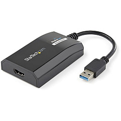 StarTech USB 3.0 to HDMI Adapter, DisplayLink Certified, 1920x1200, USB-A to HDMI Display Adapter, External Graphics Card for Mac/PC (USB32HDPRO)