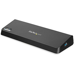 StarTech USB 3.0 Docking Station - Windows / macOS Compatible - Supports Dual Displays, HDMI / DisplayPort or 4K Ultra HD on a Single Monitor - USB3DOCKHDPC