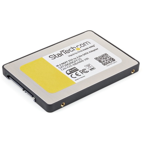 StarTech M.2 SSD to 2.5in SATA III Adapter - M.2 Solid State Drive Converter with Protective Housing (SAT2M2NGFF25)