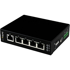 StarTech 5 Port Unmanaged Industrial Gigabit Ethernet Switch - DIN Rail / Wall-Mountable (IES51000) StarTech 5 Port Unmanaged Industrial Gigabit Ethernet Switch - DIN Rail / Wall-Mountable (IES51000)