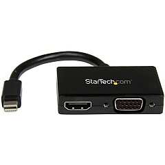 StarTech Travel A/V Adapter: 2-in-1 Mini DisplayPort to HDMI or VGA Converter (MDP2HDVGA) StarTech Travel A/V Adapter: 2-in-1 Mini DisplayPort to HDMI or VGA Converter (MDP2HDVGA)
