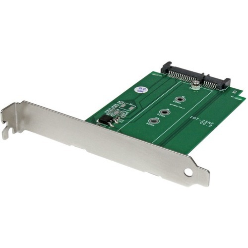 StarTech M.2 to SATA SSD adapter - expansion slot mounted - NGFF solid state drive to SATA converter (S32M2NGFFPEX)