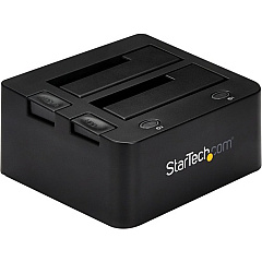 StarTech Dual-Bay USB 3.0 to SATA and IDE Hard Drive Docking Station, 2.5/3.5" SATA III and IDE (40 pin), SSD/HDD Dock, Top-Loading (UNIDOCKU33) StarTech Dual-Bay USB 3.0 to SATA and IDE Hard Drive Docking Station, 2.5/3.5" SATA III and IDE (40 pin), SSD/HDD Dock, Top-Loading (UNIDOCKU33)