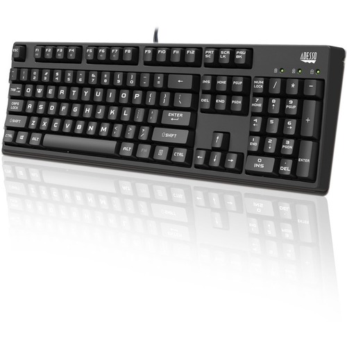 Adesso Full Size Mechanical Gaming Keyboard (AKB635UB)