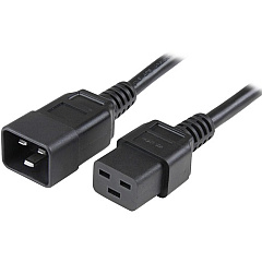 StarTech 3 ft Heavy Duty 14 AWG Computer StarTech Power Cord - C19 to C20 (PXTC19C20143)