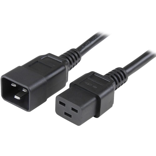 StarTech 3 ft Heavy Duty 14 AWG Computer StarTech Power Cord - C19 to C20 (PXTC19C20143)