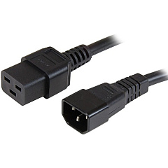 StarTech 3 ft Heavy Duty 14 AWG Computer Power Cord - C14 to C19 (PXTC14C19143)