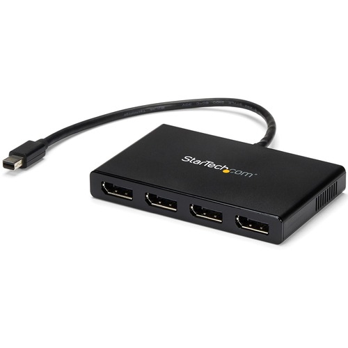 StarTech 4-Port Multi Monitor Adapter, Mini DisplayPort 1.2 to DP MST Hub, 4x 1080p, Video Splitter for Extended Desktop Mode, Windows (MSTMDP124DP)