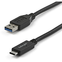 StarTech 3 ft 1m USB to USB C Cable - USB 3.1 10Gpbs - USB-IF Certified - USB A to USB C Cable - USB 3.1 Type C Cable (USB31AC1M)