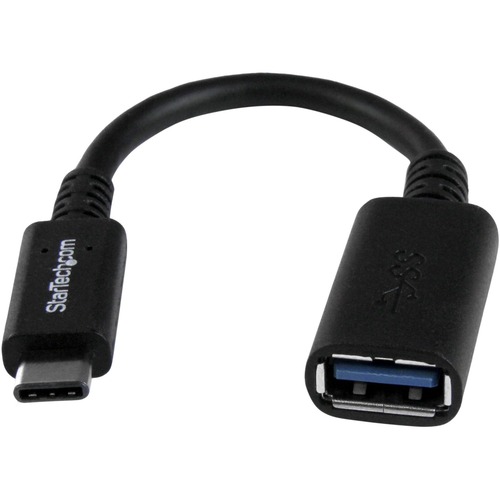 StarTech USB-C to USB Adapter - 6in - USB-IF Certified - USB-C to USB-A - USB 3.1 Gen 1 - USB C Adapter - USB Type C (USB31CAADP)