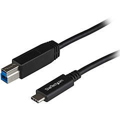 StarTech 1m 3 ft USB C to USB B Printer Cable - M/M - USB 3.1 (10Gbps) - USB B Cable - USB C to USB B Cable - USB Type C to Type B Cable (USB31CB1M)