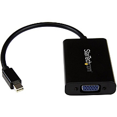 StarTech Mini DisplayPort to VGA Adapter with Audio - Mini DP to VGA Converter - 1920x1200 (MDP2VGAA)