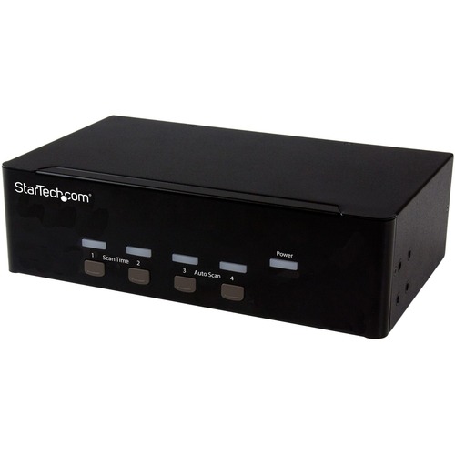 StarTech 4-port KVM Switch with Dual VGA and 2-port USB Hub - USB 2.0 (SV431DVGAU2A)