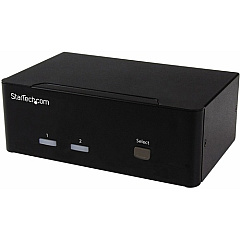 StarTech 2-port KVM Switch with Dual VGA and 2-port USB Hub - USB 2.0 (SV231DVGAU2A)