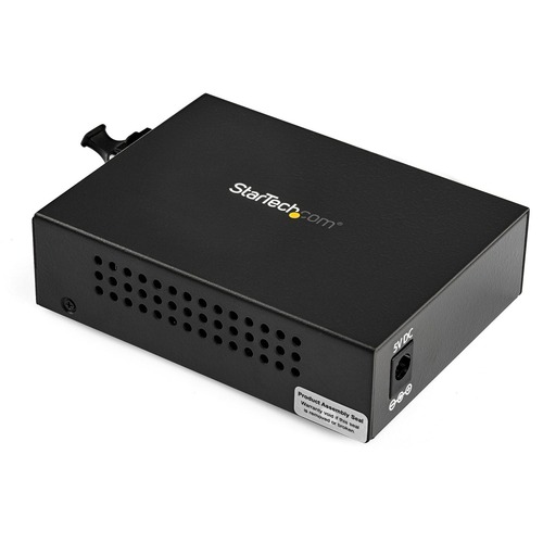 StarTech Gigabit Ethernet Fiber Media Converter - Compact - 850nm MM LC - 550m - With MM SFP Transceiver (MCM1110MMLC)