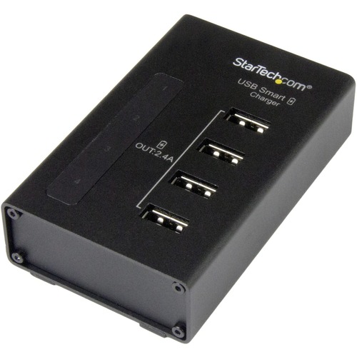 StarTech 4-Port Charging Station for USB Devices - 48W/9.6A (ST4CU424)