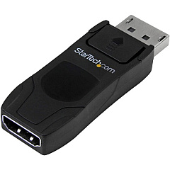 StarTech DisplayPort to HDMI Adapter, 4K 30Hz Compact DP 1.2 to HDMI 1.4 Video Converter, Passive DP++ to HDMI Monitor/Display Adapter (DP2HD4KADAP) StarTech DisplayPort to HDMI Adapter, 4K 30Hz Compact DP 1.2 to HDMI 1.4 Video Converter, Passive DP++ to HDMI Monitor/Display Adapter (DP2HD4KADAP)
