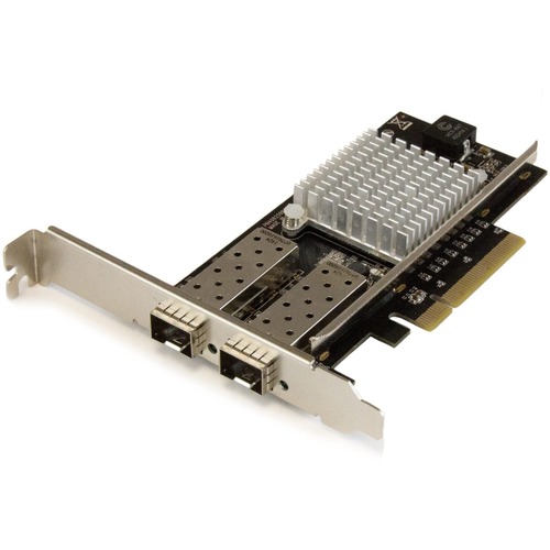 StarTech 10G Network Card, 2x 10G Open SFP+ Multimode LC Fiber Connector Intel 82599 Chip Gigabit Ethernet Card (PEX20000SFPI)