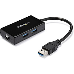 StarTech USB 3.0 to Gigabit Network Adapter with Built-In 2-Port USB Hub - Native Driver Support (Windows, Mac and Chrome OS) (USB31000S2H) StarTech USB 3.0 to Gigabit Network Adapter with Built-In 2-Port USB Hub - Native Driver Support (Windows, Mac and Chrome OS) (USB31000S2H)