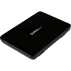 StarTech 2.5" USB-C Hard Drive Enclosure - USB 3.1 Type C - Tool-less - External Hard Drive Case - SSD USB C HDD Enclosure (S251BPU31C3)