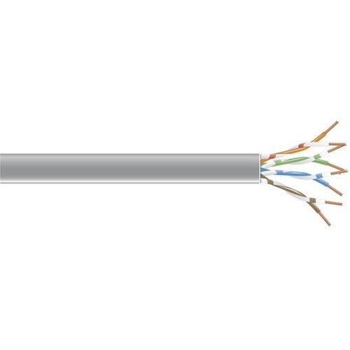 Black Box CAT6 250-MHz Solid Bulk Cable (C6CMPSLDGY)