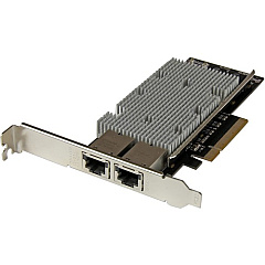 StarTech 10G Network Card ? 2 port ? NBASE-T ? RJ45 Port ? Intel X550 chipset ? Ethernet Card ? Intel NIC Card (ST20000SPEXI)