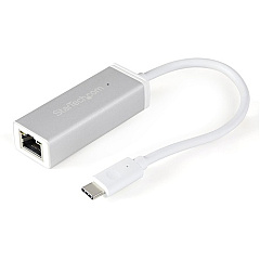 StarTech USB-C to Gigabit Ethernet Adapter ? Aluminum ? Thunderbolt 3 Port Compatible ? USB Type C Network Adapter (US1GC30A) StarTech USB-C to Gigabit Ethernet Adapter ? Aluminum ? Thunderbolt 3 Port Compatible ? USB Type C Network Adapter (US1GC30A)