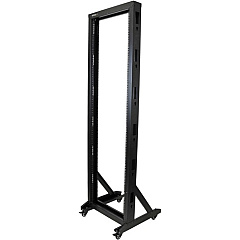 StarTech 2-Post Server Rack with Sturdy Steel Construction and Casters - 42U (2POSTRACK42)
