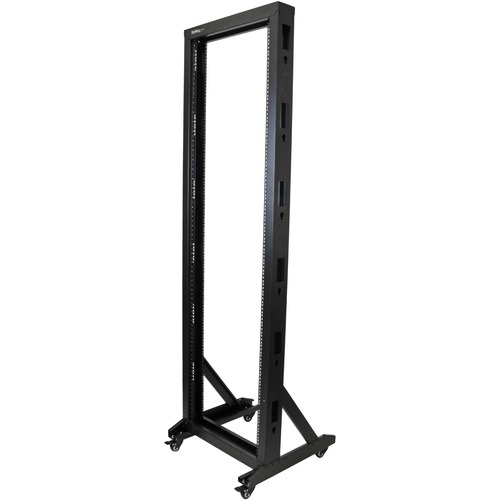 StarTech 2-Post Server Rack with Sturdy Steel Construction and Casters - 42U (2POSTRACK42)