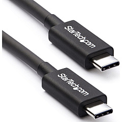 StarTech Thunderbolt 3 Cable - 40Gbps - Daisy Chainable - Passive - USB C Cable - USB-C Thunderbolt to Thunderbolt Cable (TBLT34MM50CM) StarTech Thunderbolt 3 Cable - 40Gbps - Daisy Chainable - Passive - USB C Cable - USB-C Thunderbolt to Thunderbolt Cable (TBLT34MM50CM)