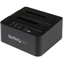 StarTech Standalone Hard Drive Duplicator, Dual Bay HDD/SSD Cloner/Copier, USB 3.1 to SATA III HDD/SSD Docking Station, Disk Cloner (SDOCK2U313R) StarTech Standalone Hard Drive Duplicator, Dual Bay HDD/SSD Cloner/Copier, USB 3.1 to SATA III HDD/SSD Docking Station, Disk Cloner (SDOCK2U313R)