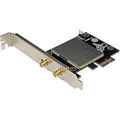 StarTech AC600 Wireless-AC Network Adapter - 802.11ac, PCI Express - Dual Band 2.4GHz and 5GHz Wireless Network Card (PEX433WAC11) StarTech AC600 Wireless-AC Network Adapter - 802.11ac, PCI Express - Dual Band 2.4GHz and 5GHz Wireless Network Card (PEX433WAC11)
