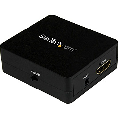 StarTech HDMI Audio Extractor - HDMI to 3.5mm Audio Converter - 2.1 Stereo Audio - 1080p (HD2A)