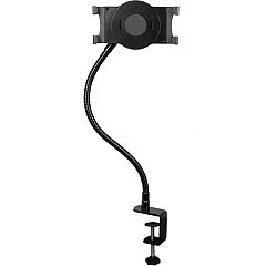 StarTech Gooseneck Tablet Holder - For Most 7" to 11" Tablets - Adjustable clamp fits tablet width or length of 6.5" to 7.8" (166 to 200 mm) - Flexible arm tablet mount bends 360 degrees in any direction - Tilts / Turns / Rotates - Mounts to surface t