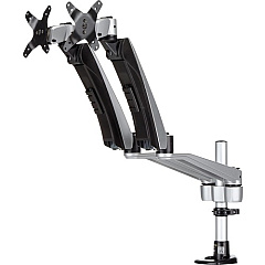 StarTech Desk Mount Dual Monitor Arm - Full Motion - Premium Dual Monitor Stand for up to 30" VESA Mount Monitors - Tool-less Assembly (ARMDUAL30) StarTech Desk Mount Dual Monitor Arm - Full Motion - Premium Dual Monitor Stand for up to 30" VESA Mount Monitors - Tool-less Assembly (ARMDUAL30)