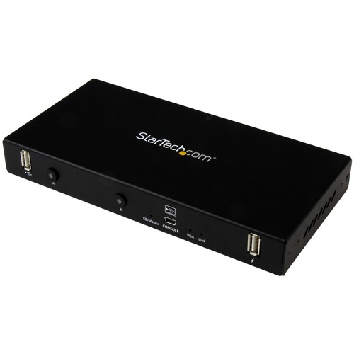 StarTech 2-port KVM Console Adapter - Laptop-to-Server - Rackmount Crash Cart Adapter (SV231USBLC)