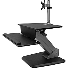 StarTech Single Monitor Sit-to-stand Workstation - One-Touch Height Adjustment (BNDSTSPIVOT)