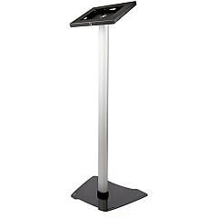 StarTech Secure Tablet Floor Stand - Security lock protects your tablet from theft and tampering - Supports iPad and other 9.7" tablets - Fixed Height of approx. 42" (1060 mm) - Built-in cable management - Covered Home button - TAA compliant - Thread 