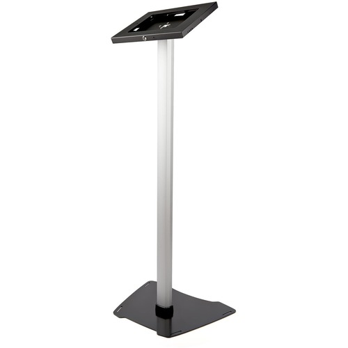 StarTech Secure Tablet Floor Stand - Security lock protects your tablet from theft and tampering - Supports iPad and other 9.7" tablets - Fixed Height of approx. 42" (1060 mm) - Built-in cable management - Covered Home button - TAA compliant - Thread 