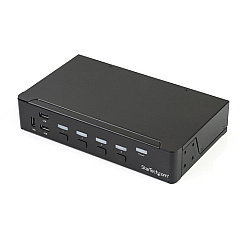 StarTech 4-Port DisplayPort KVM Switch - DP KVM Switch with Built-in USB 3.0 Hub for Peripherals - 4K 30 Hz (SV431DPU3A2) StarTech 4-Port DisplayPort KVM Switch - DP KVM Switch with Built-in USB 3.0 Hub for Peripherals - 4K 30 Hz (SV431DPU3A2)