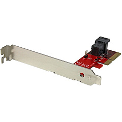 StarTech x4 PCI Express to SFF-8643 Adapter for PCIe NVMe U.2 SSD - PCI Express 2.5" NVM Express SSD Adapter (PEX4SFF8643)