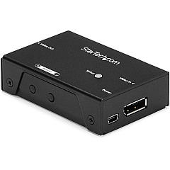 StarTech DisplayPort Signal Booster - DisplayPort Extender - DP Video Signal Amplifier - 4K 60Hz (DPBOOST)